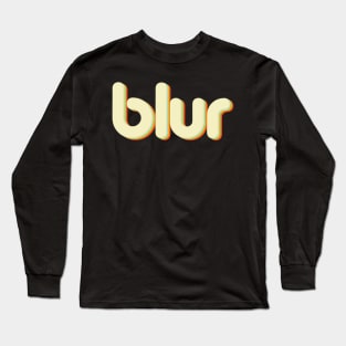 vintage color blur Long Sleeve T-Shirt